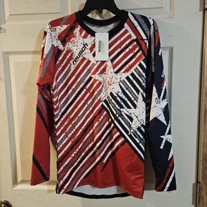 Reusch Adult Patriot II PROfit Soccer Goalkeeper Jersey: RED/BLACK: NWT: SZ S
